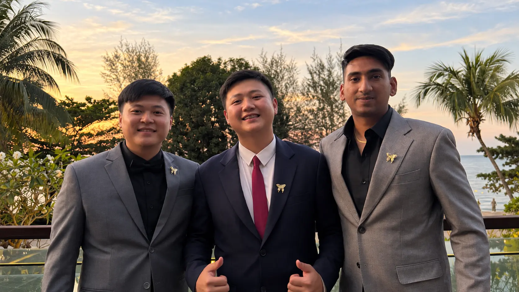 Benny Koe, Mah Shang-Peng, and Jordan Priyan of KoeMah Technologies